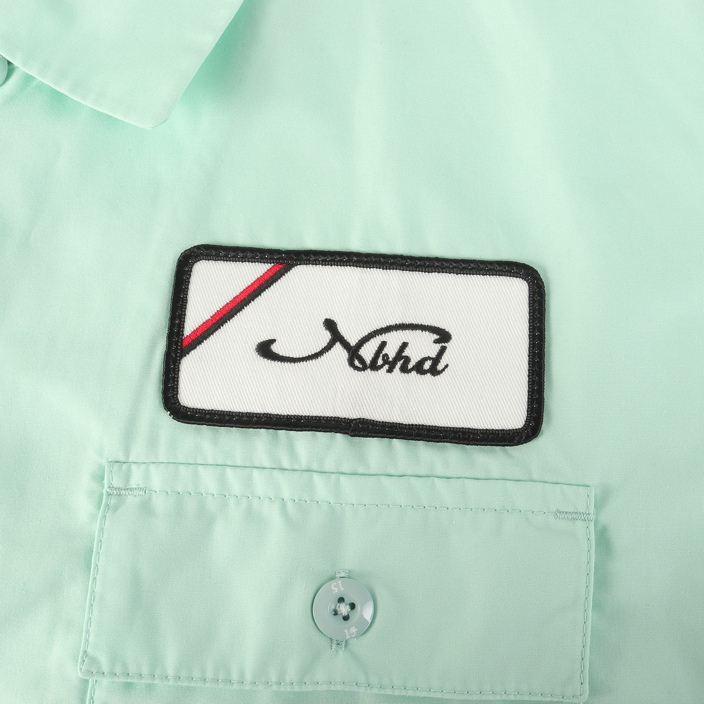 25SS ワッペン付き T/C ワーク 半袖シャツ(CLASSIC WORK SHIRT SS-1)