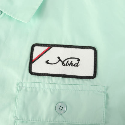 25SS ワッペン付き T/C ワーク 半袖シャツ(CLASSIC WORK SHIRT SS-1)