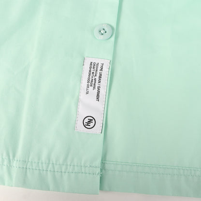 25SS ワッペン付き T/C ワーク 半袖シャツ(CLASSIC WORK SHIRT SS-1)