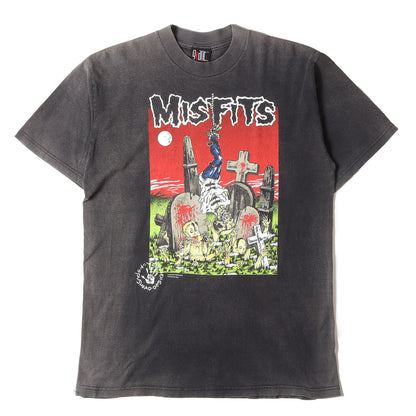 [GOODフェード] 90s The Misfits Pushead ミスフィッツ パスヘッド Tシャツ / USA製 giant