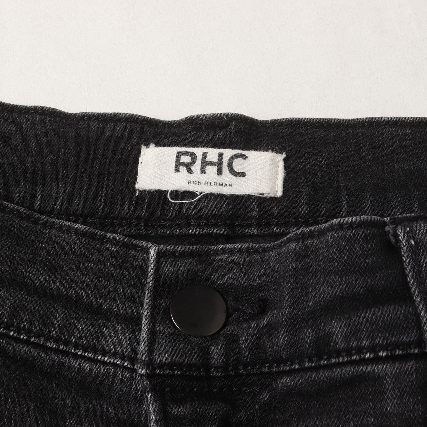 RHC クラッシュリペア加工 ストレッチ スキニー デニムパンツ