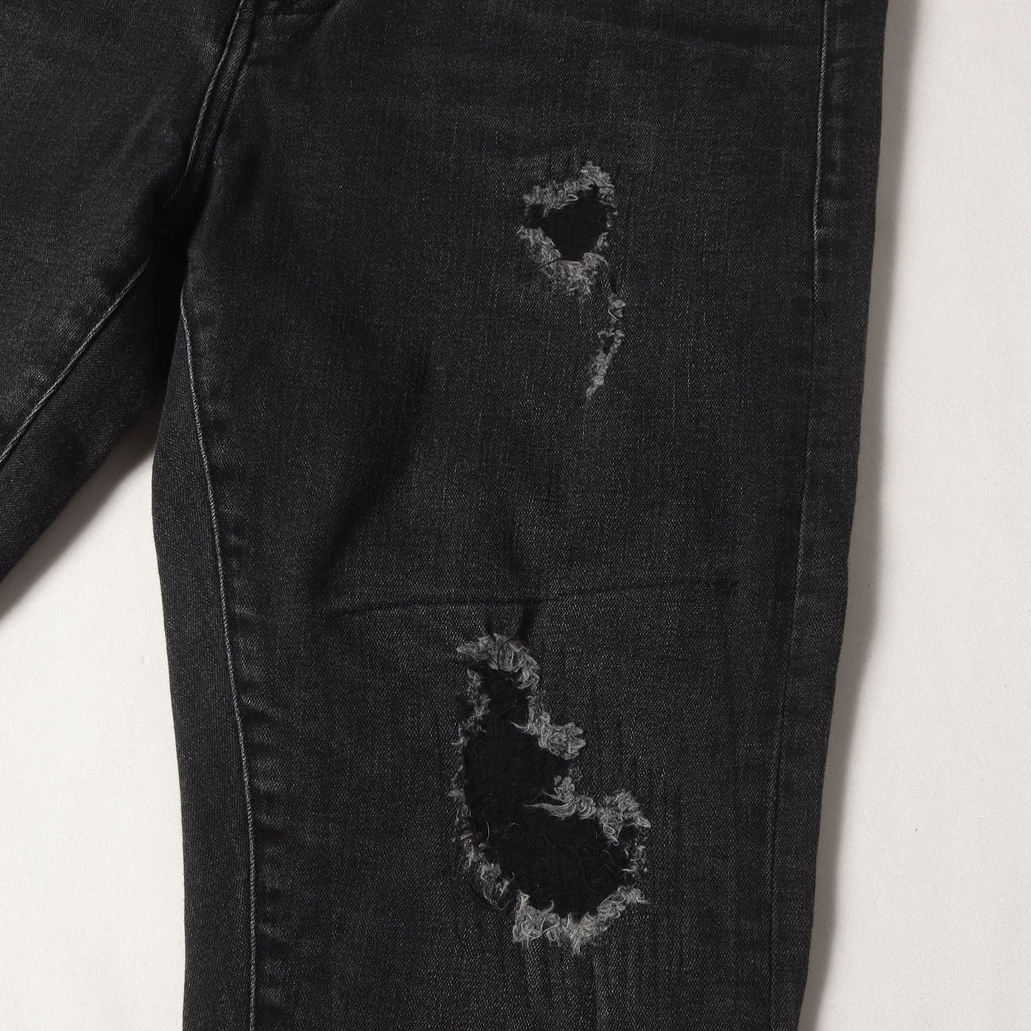 RHC クラッシュリペア加工 ストレッチ スキニー デニムパンツ