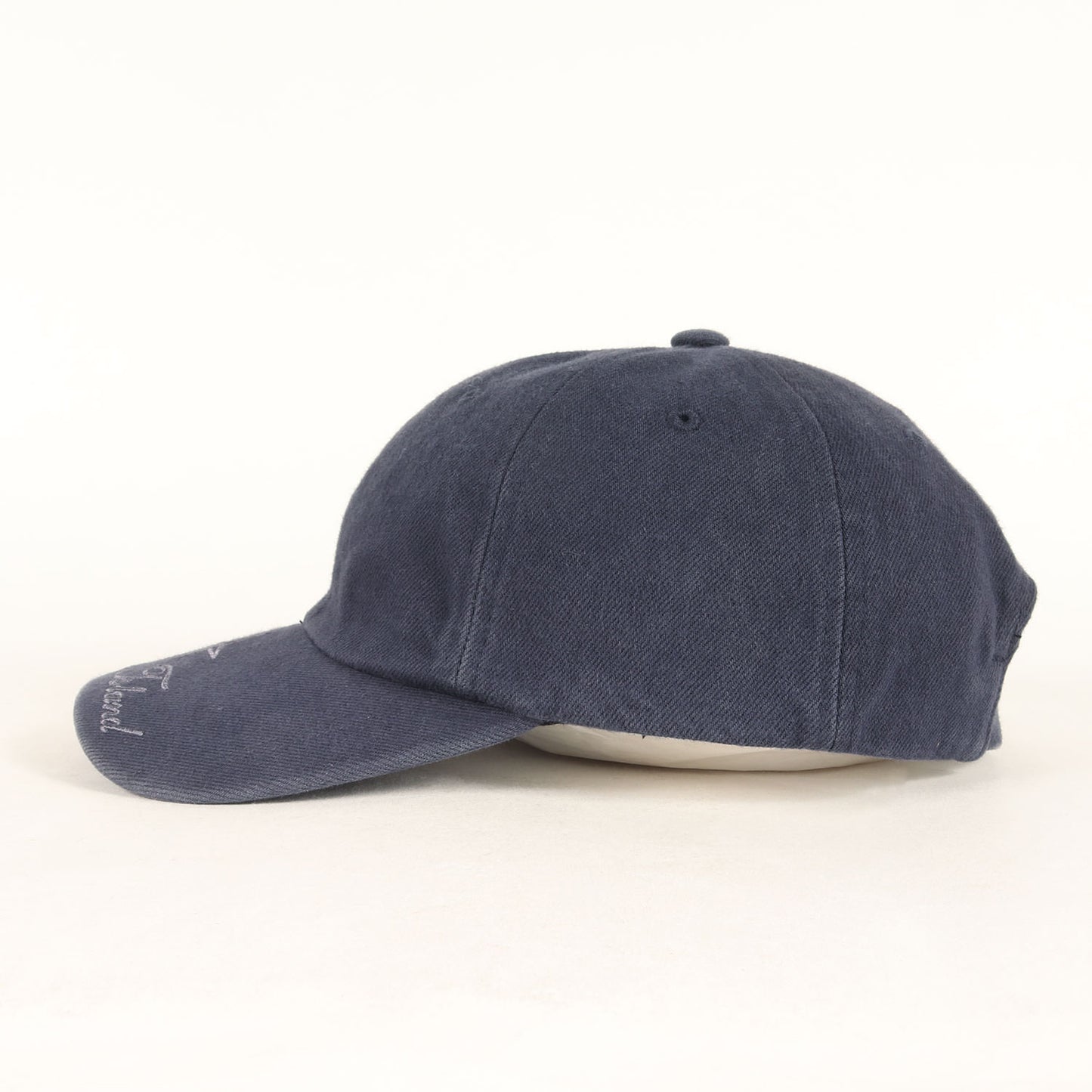 23AW ×STONE ISLAND ロゴ刺繍 6パネルキャップ(Denim 6-Panel)