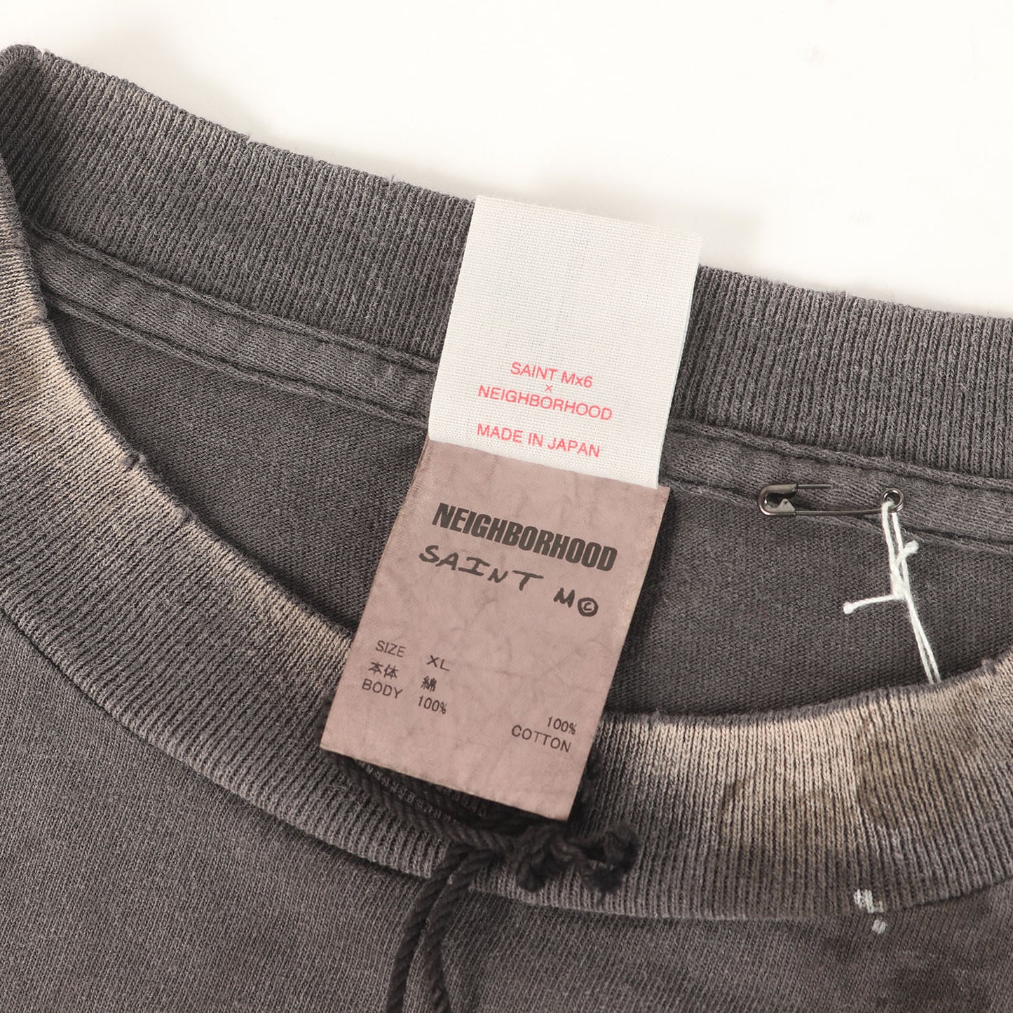 25SS ×NEIGHBORHOOD ヴィンテージ加工 Tシャツ(STHD. SS TEE HOOD)