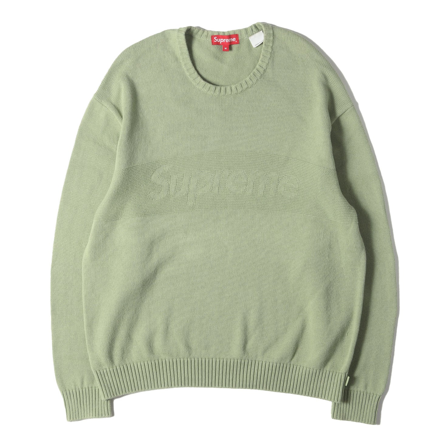 22SS トーナルロゴ コットンニット セーター(Tonal Paneled Sweater)