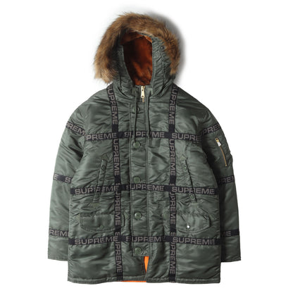 ロゴテープデザイン N-3B フライトジャケット(Logo Tape N-3B Parka)