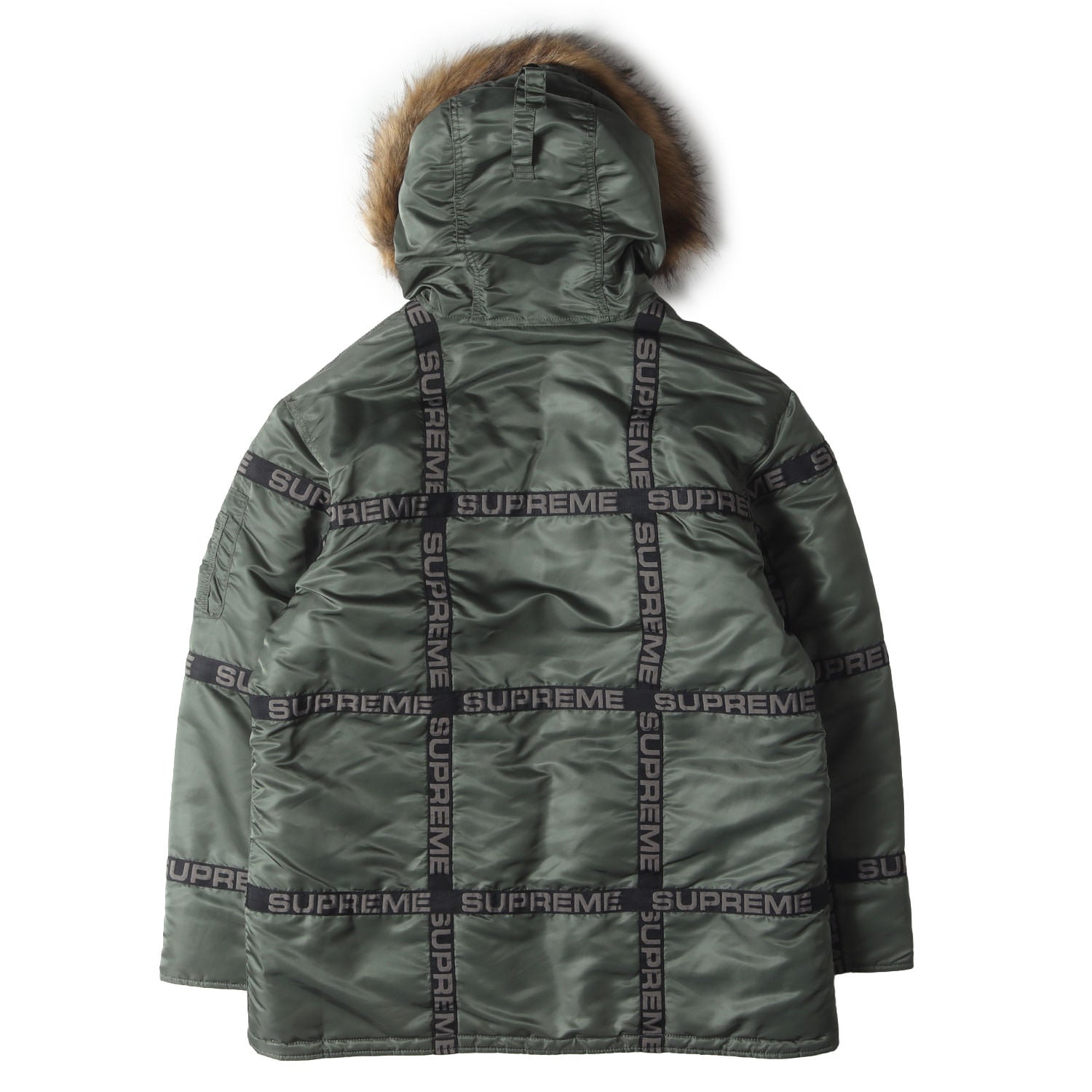 ロゴテープデザイン N-3B フライトジャケット(Logo Tape N-3B Parka