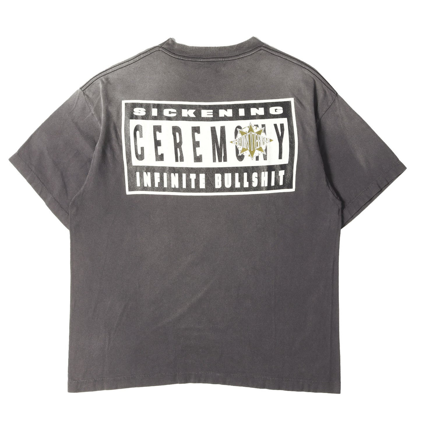 24AW ×DENIM TEARS ヴィンテージ加工 Tシャツ(SS TEE ST TEARS)
