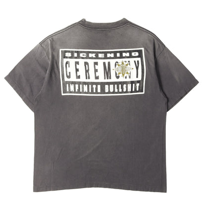 24AW ×DENIM TEARS ヴィンテージ加工 Tシャツ(SS TEE ST TEARS)