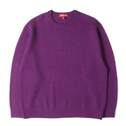 23AW ブランドロゴ ブラッシュド ニットセーター(Pilled Sweater)