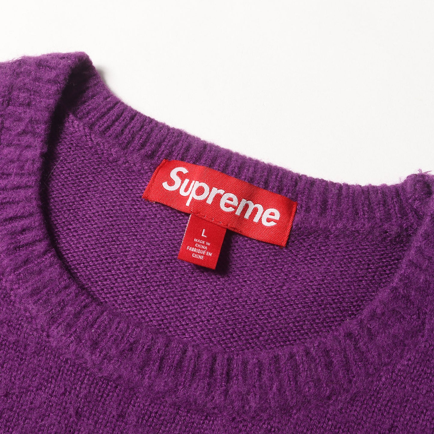 23AW ブランドロゴ ブラッシュド ニットセーター(Pilled Sweater)