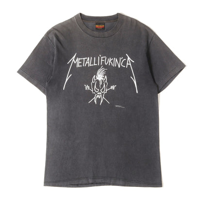 [GOODフェード] 90s Metallica METALLI'FUKIN'CA メタリカ Tシャツ / USA製 BROCKUM