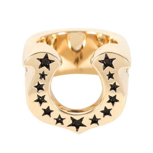 8K ゴールド ホースシュー リング(H.S RING CHICK SIZE GOLD)