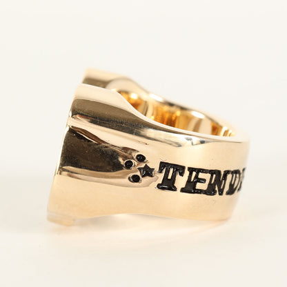 8K ゴールド ホースシュー リング(H.S RING CHICK SIZE GOLD)