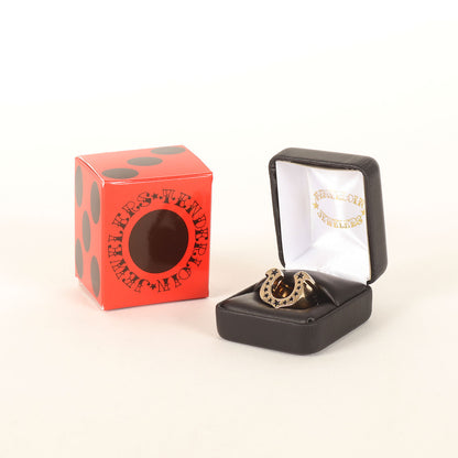 8K ゴールド ホースシュー リング(H.S RING CHICK SIZE GOLD)