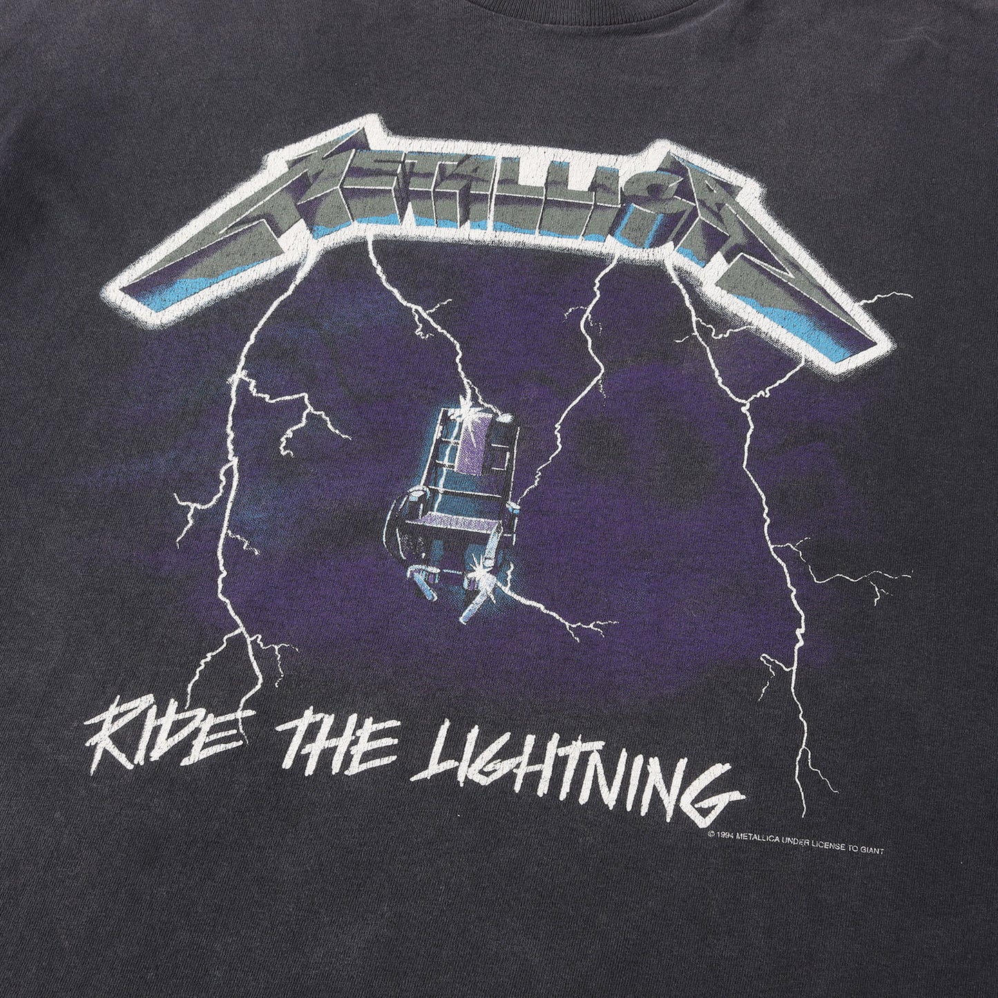 [雰囲気抜群] 90s Metallica Ride the Lightning メタリカ Tシャツ / giant
