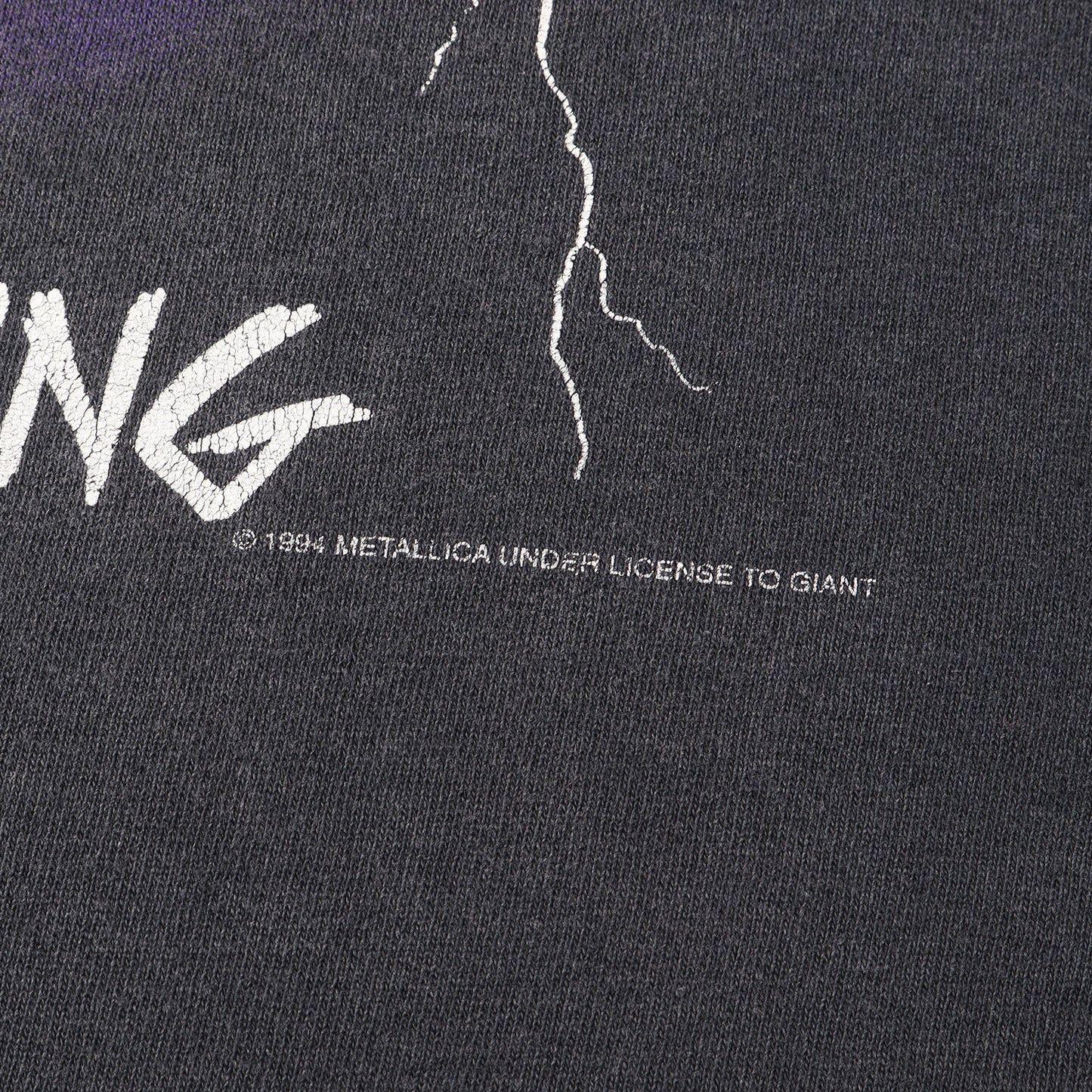 [雰囲気抜群] 90s Metallica Ride the Lightning メタリカ Tシャツ / giant