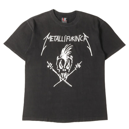 [GOODコンディション] 90s Metallica METALLI'FUKIN'CA メタリカ Tシャツ / USA製 giant