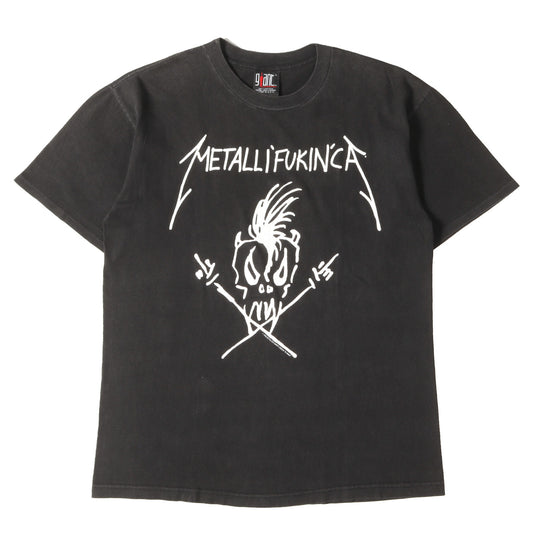 [GOODコンディション] 90s Metallica METALLI'FUKIN'CA メタリカ Tシャツ / USA製 giant