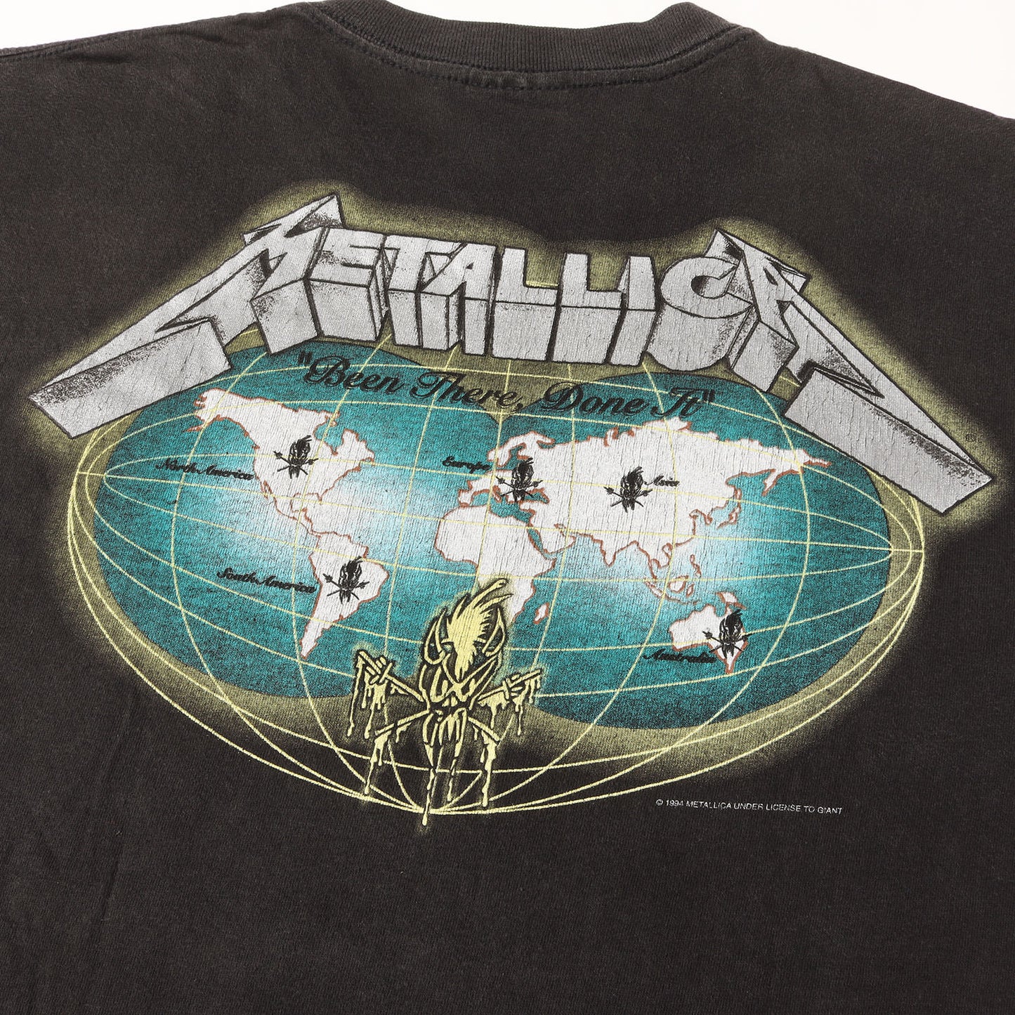 [GOODコンディション] 90s Metallica METALLI'FUKIN'CA メタリカ Tシャツ / USA製 giant