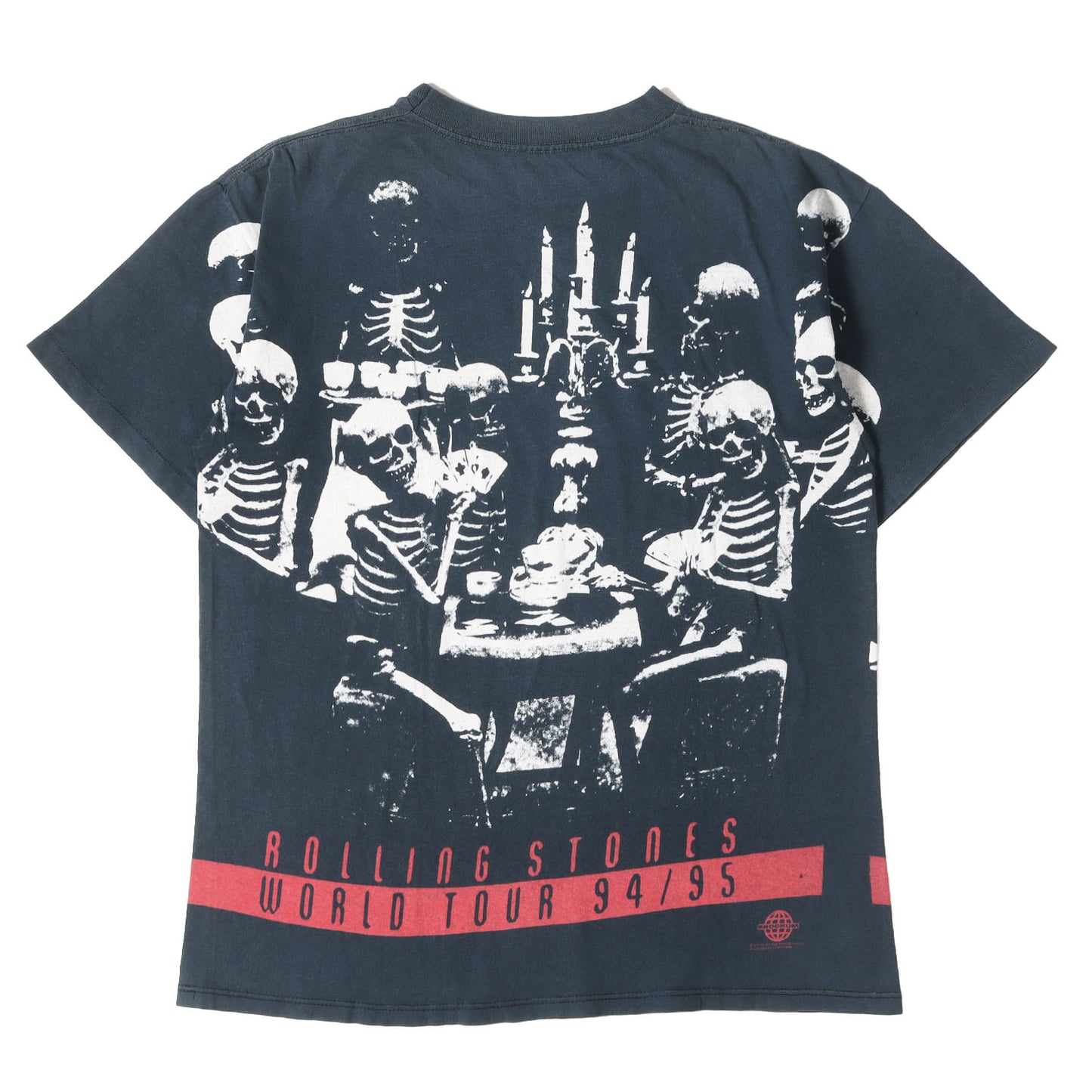 90s The Rolling Stones VOODOO LOUNGE TUOR 94-95 オールオーバー スカル Tシャツ / USA製 BROCKUM