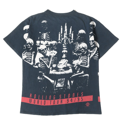 90s The Rolling Stones VOODOO LOUNGE TUOR 94-95 オールオーバー スカル Tシャツ / USA製 BROCKUM