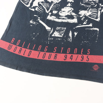 90s The Rolling Stones VOODOO LOUNGE TUOR 94-95 オールオーバー スカル Tシャツ / USA製 BROCKUM