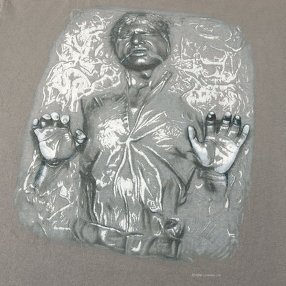 90s STAR WARS EP5 帝国の逆襲 ハン・ソロ カーボナイト凍結 Tシャツ / USA製 Changes