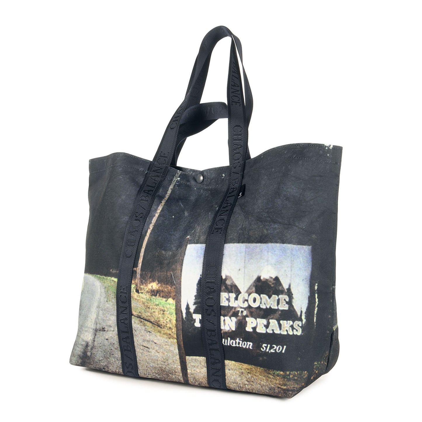 24AW ×Twin Peaks 総柄プリント トートバッグ