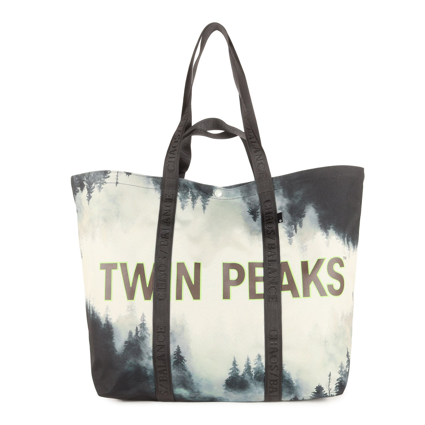 24AW ×Twin Peaks 総柄プリント トートバッグ