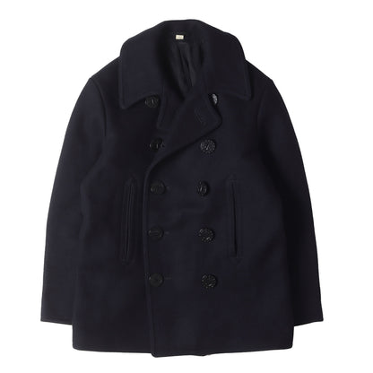 [現行モデル] U.S.NAVY 10ボタン メルトン Pコート (PEA-COAT)