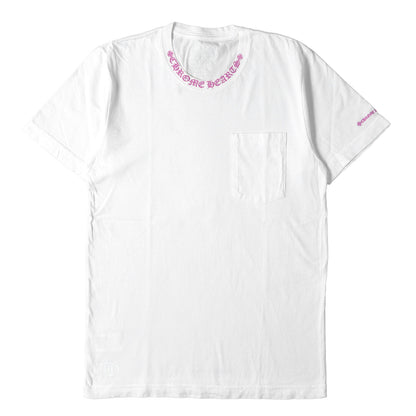 近年モデル ネック ブランドロゴ ポケット Tシャツ