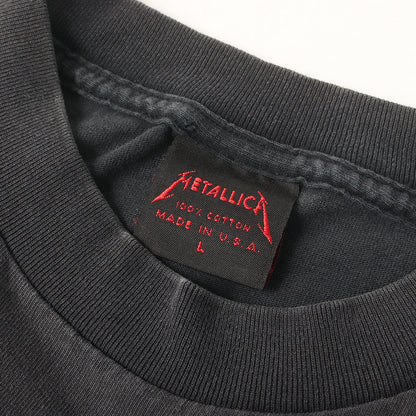 [GOODフェード] 90s Metallica Pushead Sad but True パスヘッド スカル Tシャツ / USA製 BROCKUM