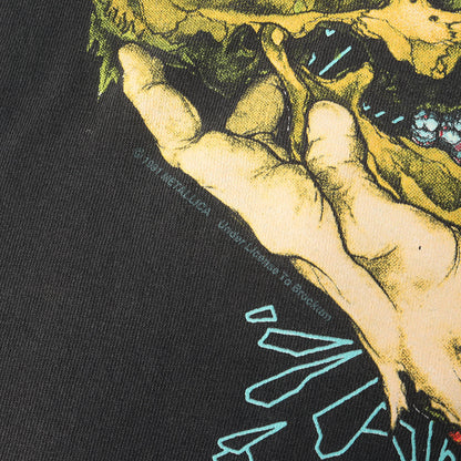 [GOODフェード] 90s Metallica Pushead Sad but True パスヘッド スカル Tシャツ / USA製 BROCKUM