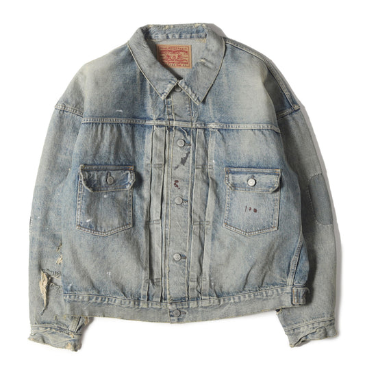 23AW ×BerBerJin ヴィンテージ加工 2ndタイプ デニムジャケット(BJ_DENIM JKT/DAMAGE)