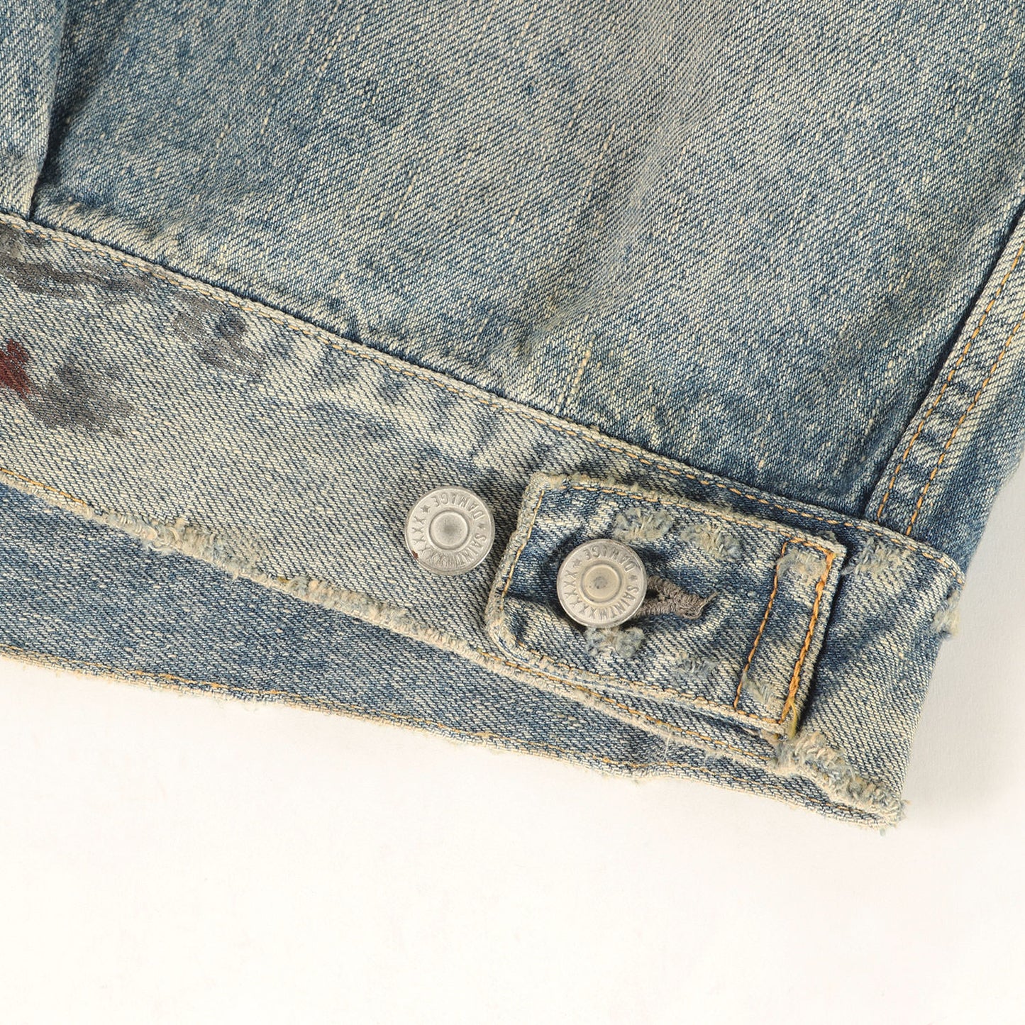 23AW ×BerBerJin ヴィンテージ加工 2ndタイプ デニムジャケット(BJ_DENIM JKT/DAMAGE)