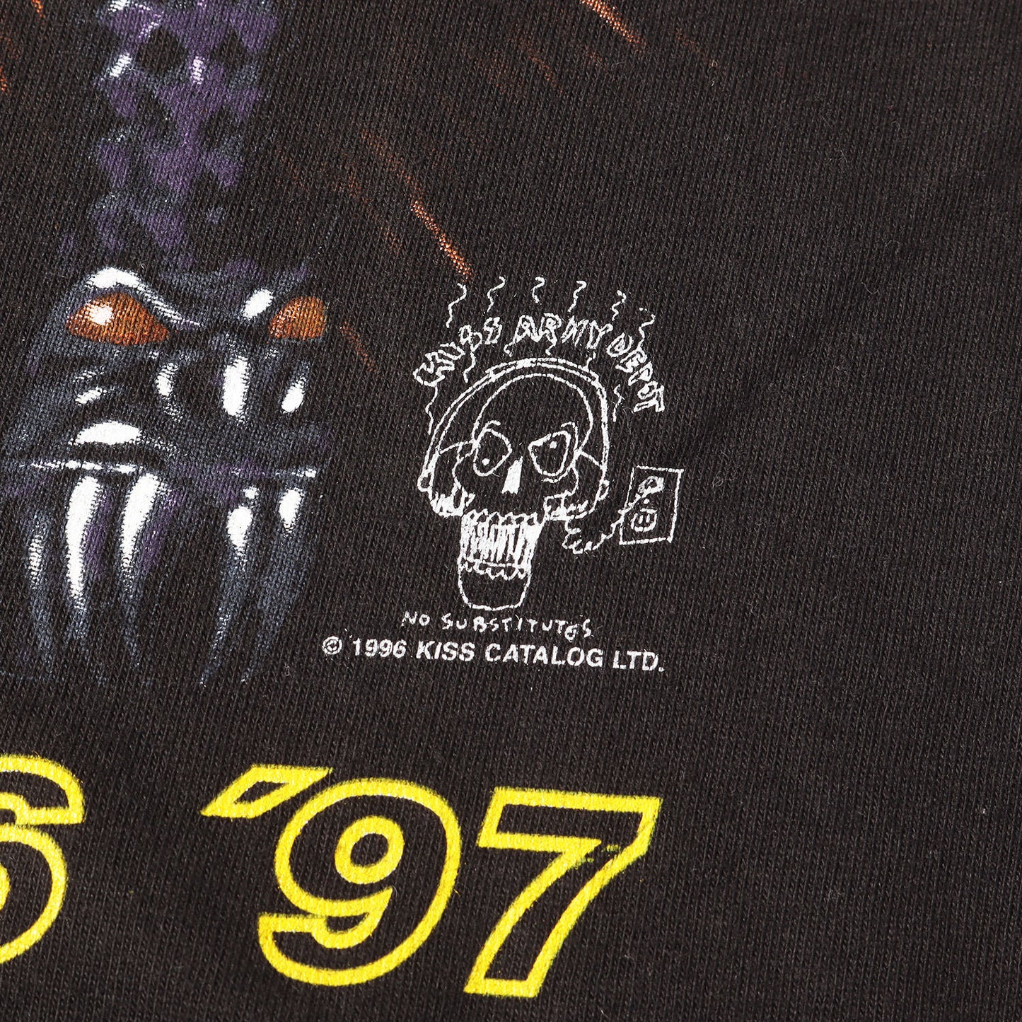 90s KISS ALIVE WORLDWIDE TOUR 96-97 大阪会場 キッス Tシャツ / USA製 PYRAMID