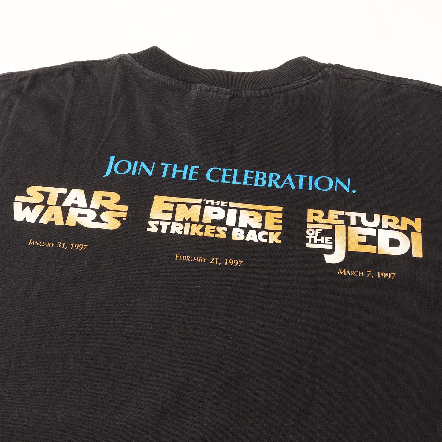 90s STAR WARS THE TRILOGY VHS 発売記念 プロモーション Tシャツ / USA製 PYRAMID