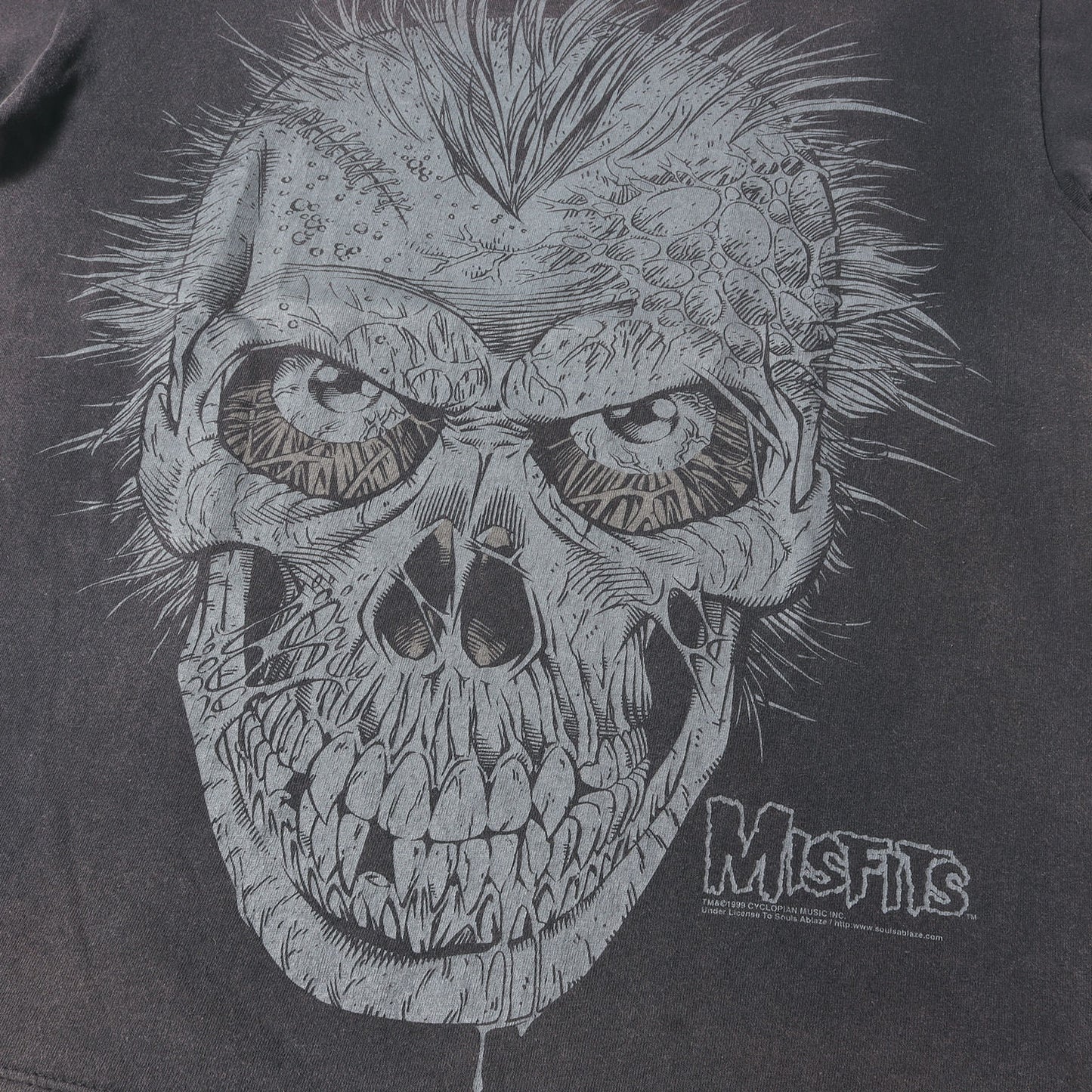 [GOODフェード] 00s The Misfits ミスフィッツ ビッグスカル Tシャツ