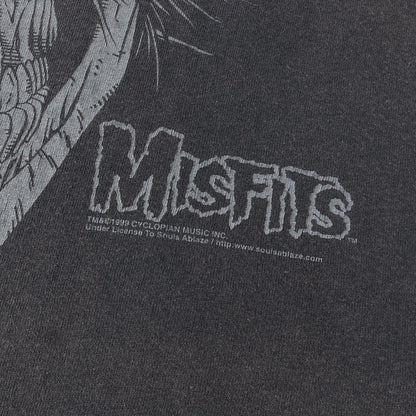 [GOODフェード] 00s The Misfits ミスフィッツ ビッグスカル Tシャツ