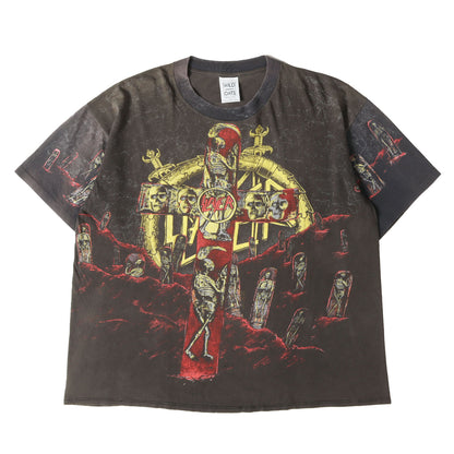 [雰囲気抜群] 90s SLAYER スレイヤー オールオーバー Tシャツ / USA製 WILD OATS