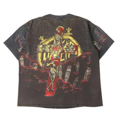 [雰囲気抜群] 90s SLAYER スレイヤー オールオーバー Tシャツ / USA製 WILD OATS