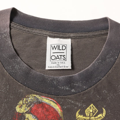 [雰囲気抜群] 90s SLAYER スレイヤー オールオーバー Tシャツ / USA製 WILD OATS