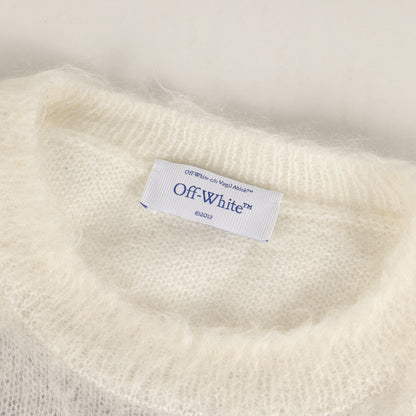 24AW アローマーク モヘヤニット セーター(Mohair Arrow Gradient Knit Crewneck)