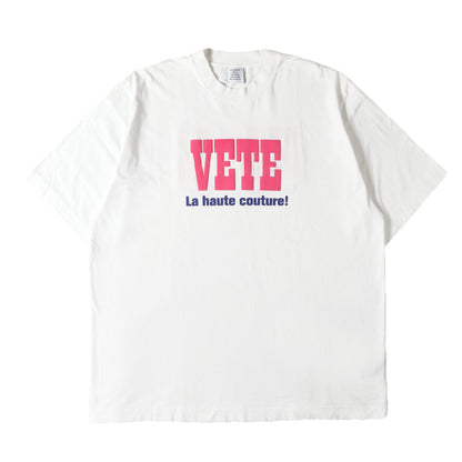 23SS ダメージ加工 グラフィック オーバーサイズ Tシャツ(LA HAUTE COUTURE T-SHIR)