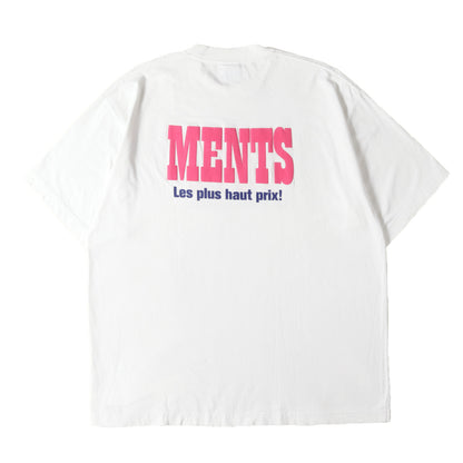 23SS ダメージ加工 グラフィック オーバーサイズ Tシャツ(LA HAUTE COUTURE T-SHIR)