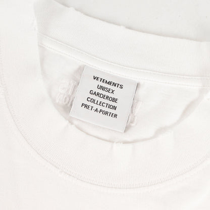23SS ダメージ加工 グラフィック オーバーサイズ Tシャツ(LA HAUTE COUTURE T-SHIR)