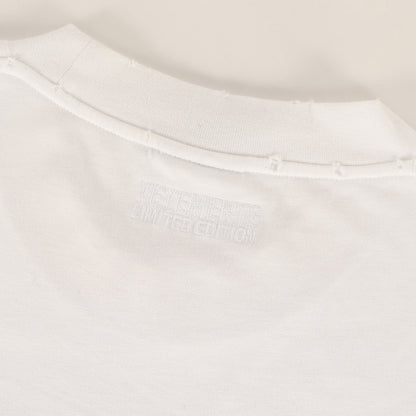 23SS ダメージ加工 グラフィック オーバーサイズ Tシャツ(LA HAUTE COUTURE T-SHIR)