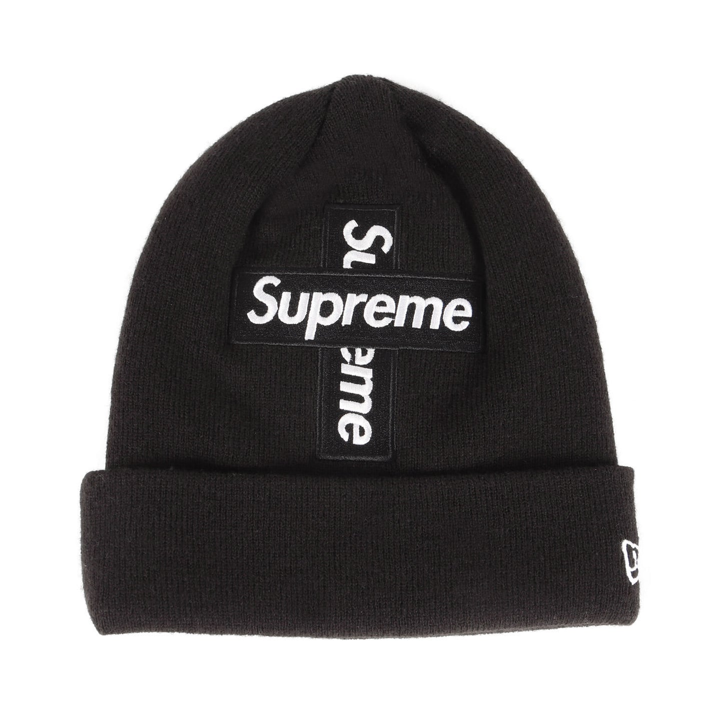 20AW ×NEW ERA クロスBOXロゴ ニット ビーニー(Cross Box Logo Beanie)