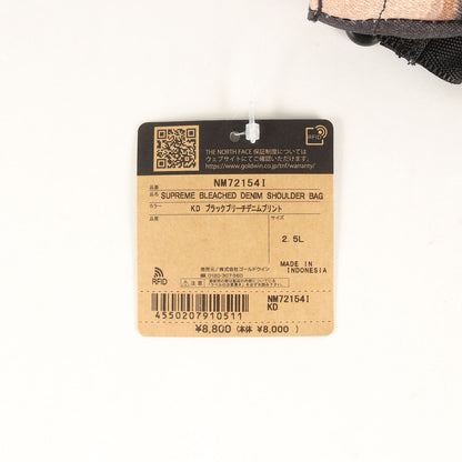 21AW ×THE NORTH FACE ブリーチデニム プリント ショルダーバッグ(Bleached Denim Print Shoulder Bag)